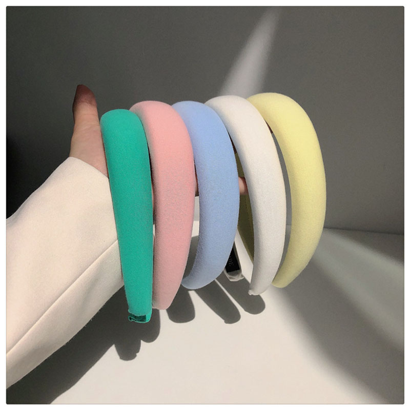 Women'S Accessories Go Outdoors - 女性の髪のための広い柔らかいスポンジ,ヘアバンド,韓国のファッション,かわいいヘッドバンド,ヘアアクセサリー