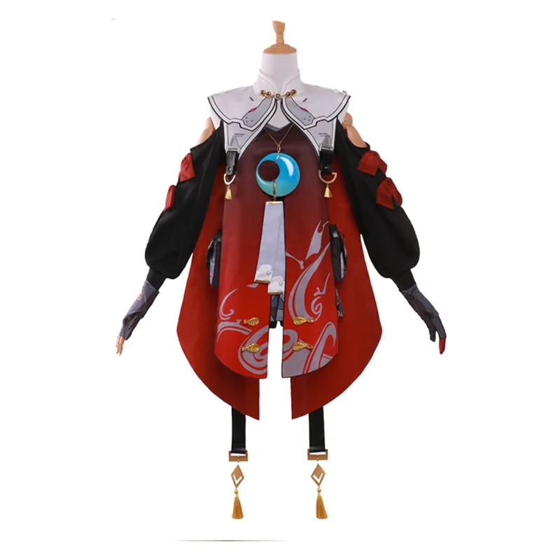 Women'S Red Accessories - A;3\v,7'd/Wuthering Waves ダンジン レンジャーガール 同スタイル コスプレ衣装