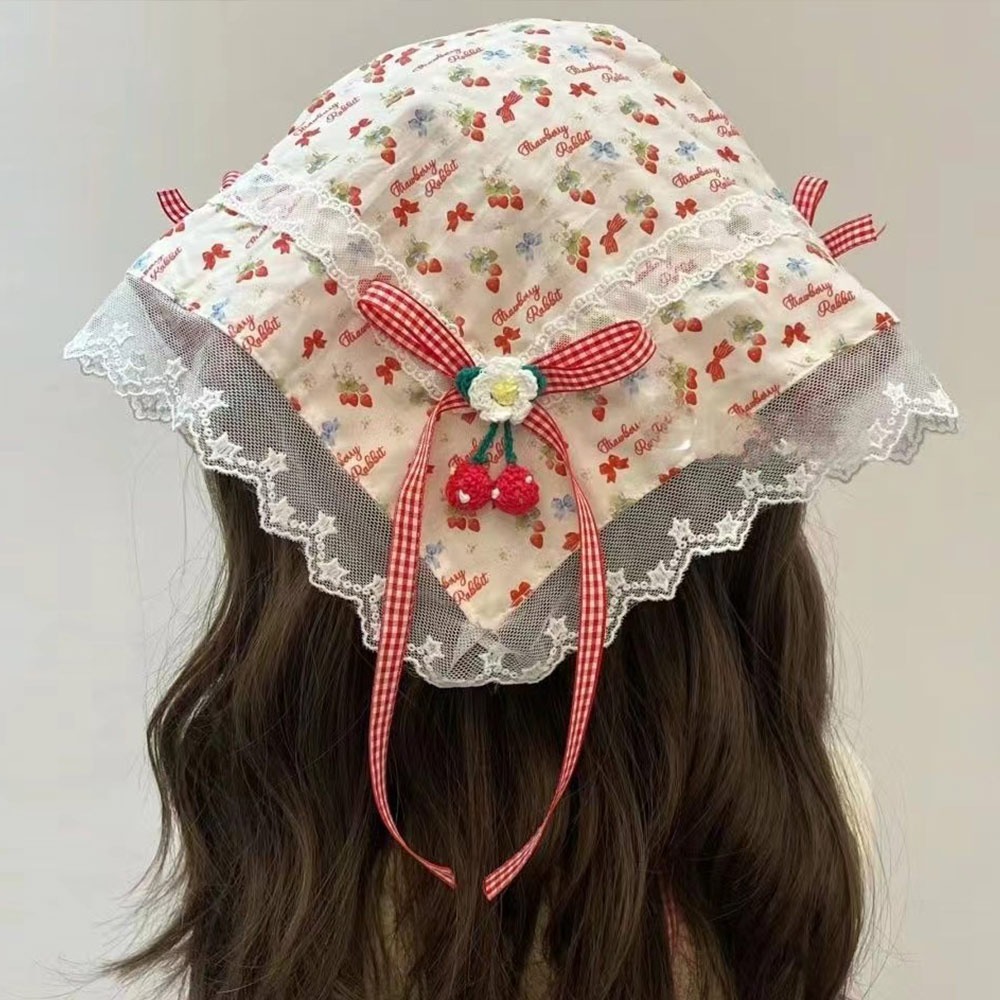 マルチカラーレースバタフライヘッドバンド、ヘアスカーフ、フロ - Women Accessories Photos のレビューと価格