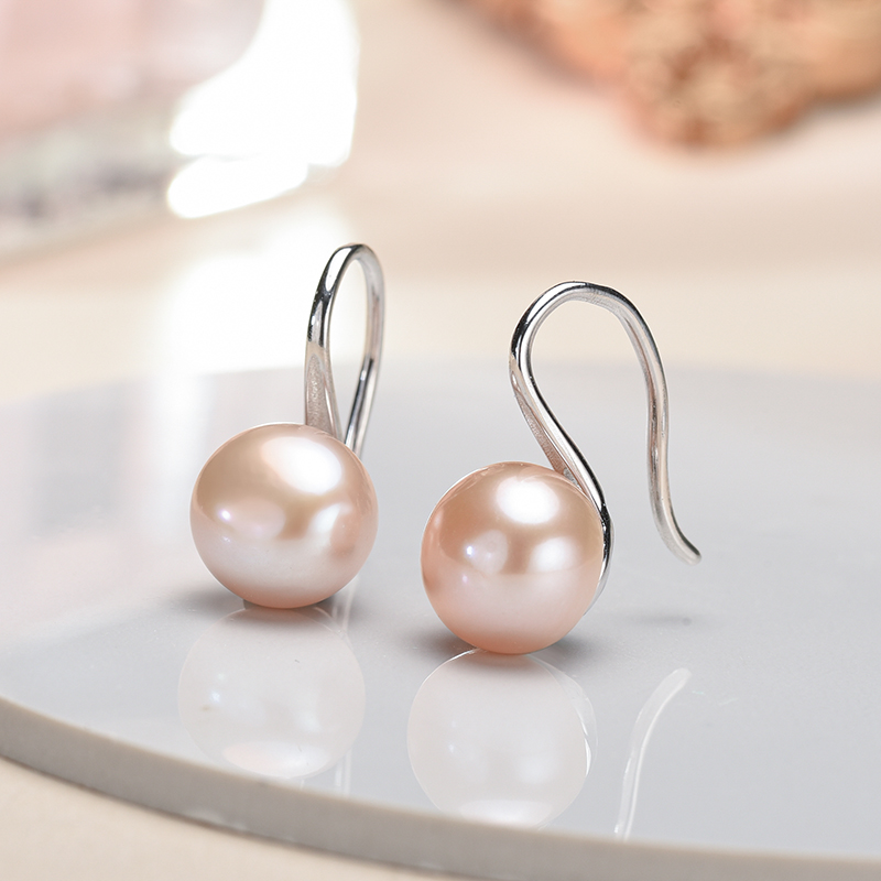 女性用ブラックパールイヤリング,925スターリングシルバージ - Statement Earrings Oversized のレビューと価格