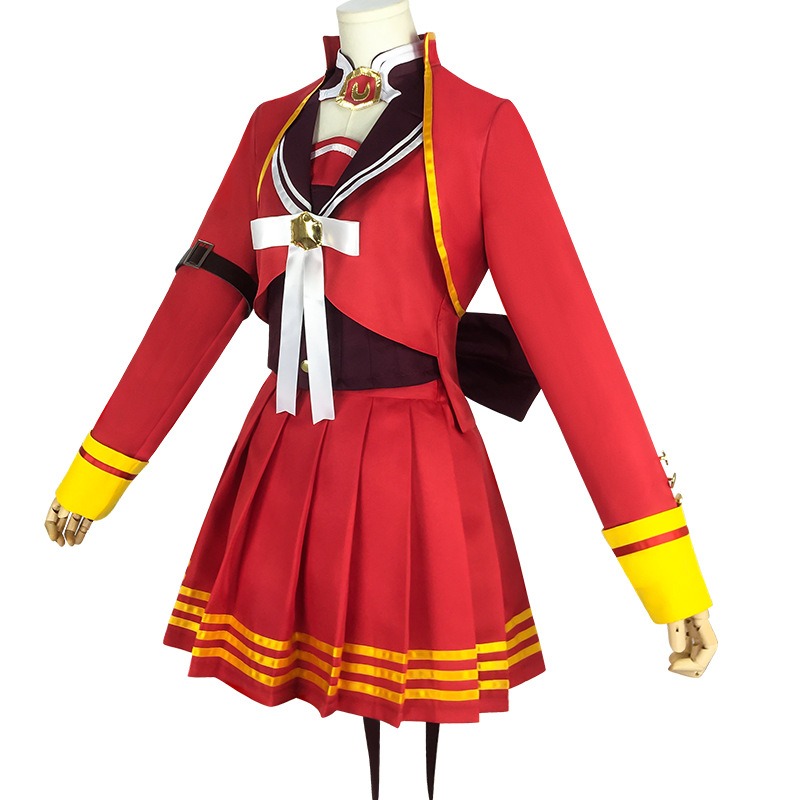 ゲームマルゼンスキーのコスプレ馬の衣装レッドトップスカート  - Women'S Red Accessories のレビューと価格