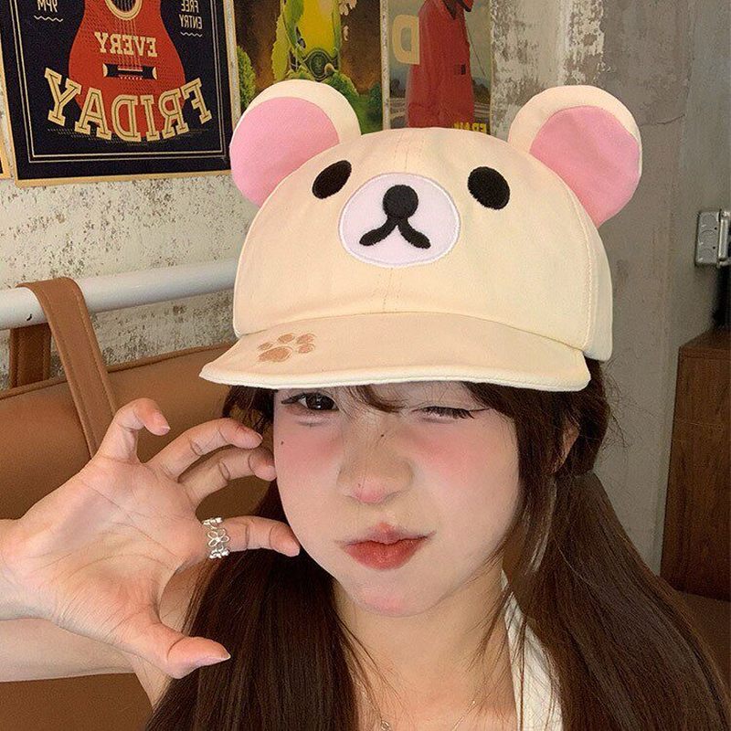 リラックマ耳当て付きサマーハット 女性 女の子 子供 カップ - Women Accessories Trendy のレビューと価格