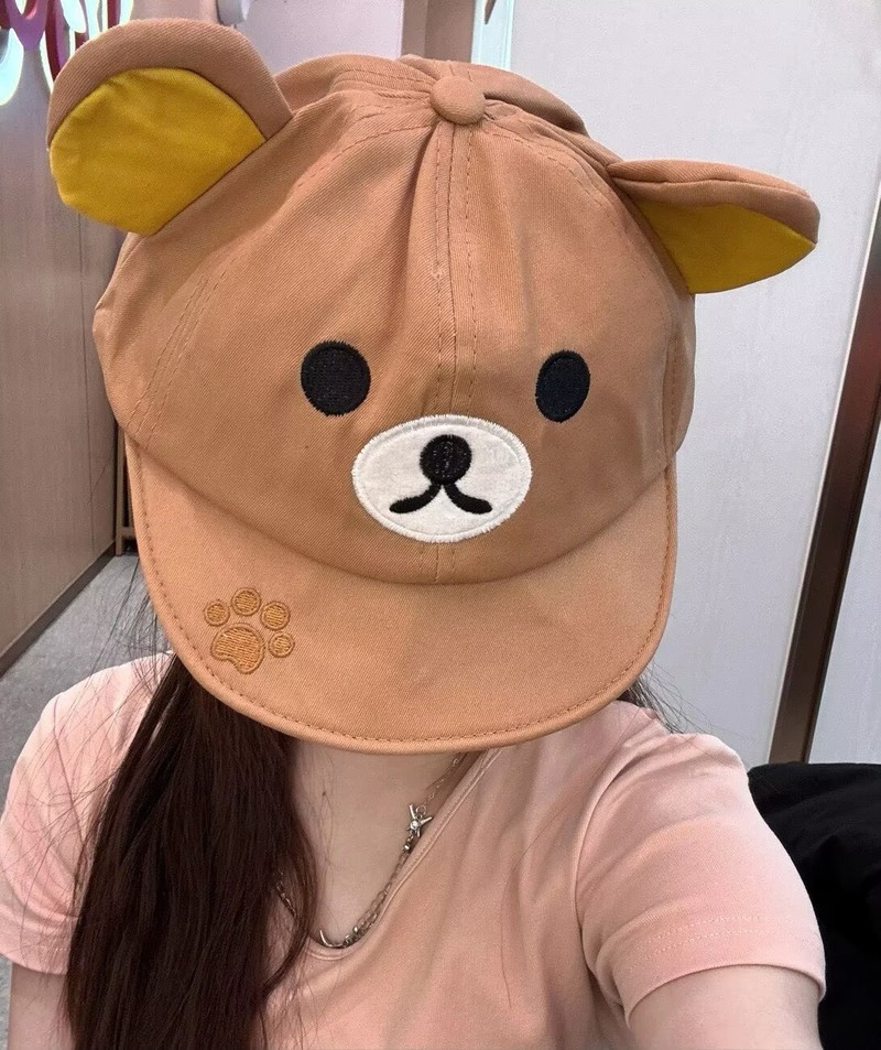 リラックマ耳当て付きサマーハット 女性 女の子 子供 カップ - Women Accessories Trendy のレビューと価格