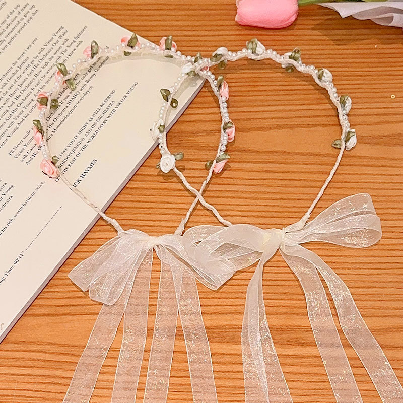 大人と子供のためのパールフラワー付きサテンヘアバンド、ジョー - Women'S Accessories Go Outdoors のレビューと価格