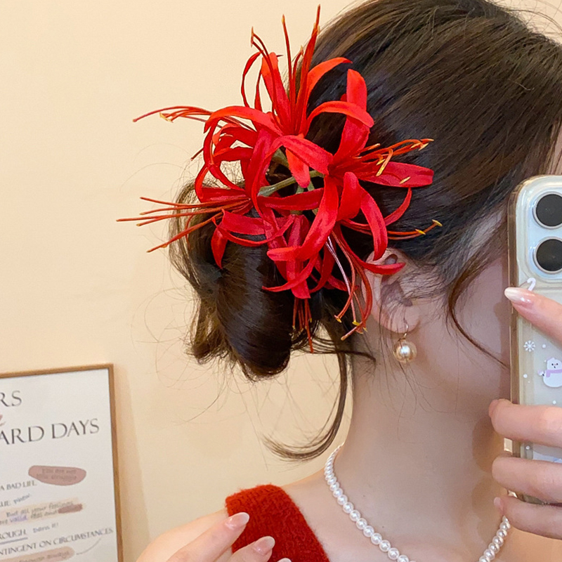 ● 超繊細な花のヘアクリップ海辺の雰囲気クリップ写真ヘアアク - Women Accessories Photos のレビューと価格