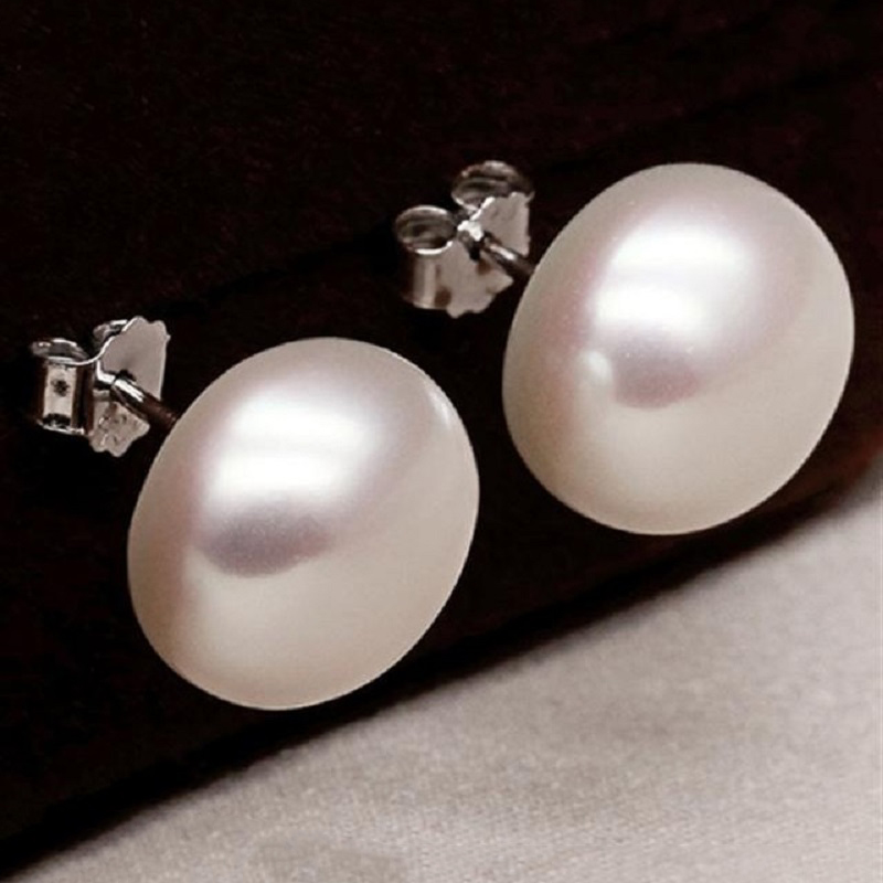 女性用スターリングシルバーとパールのイヤリング,ペンダントイ - Statement Earrings Oversized のレビューと価格