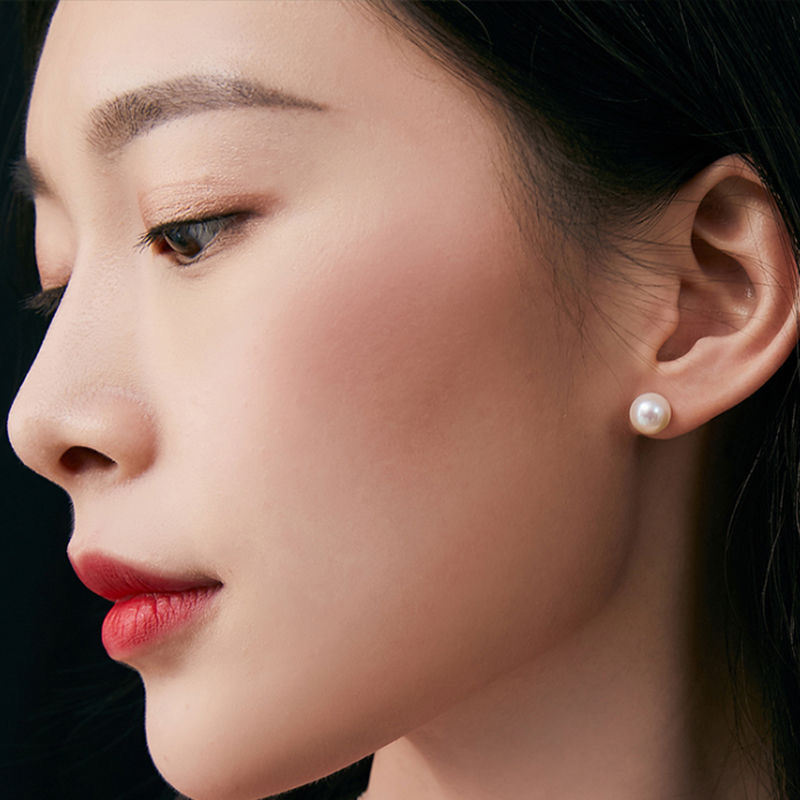 女性用スターリングシルバーとパールのイヤリング,ペンダントイ - Statement Earrings Oversized のレビューと価格