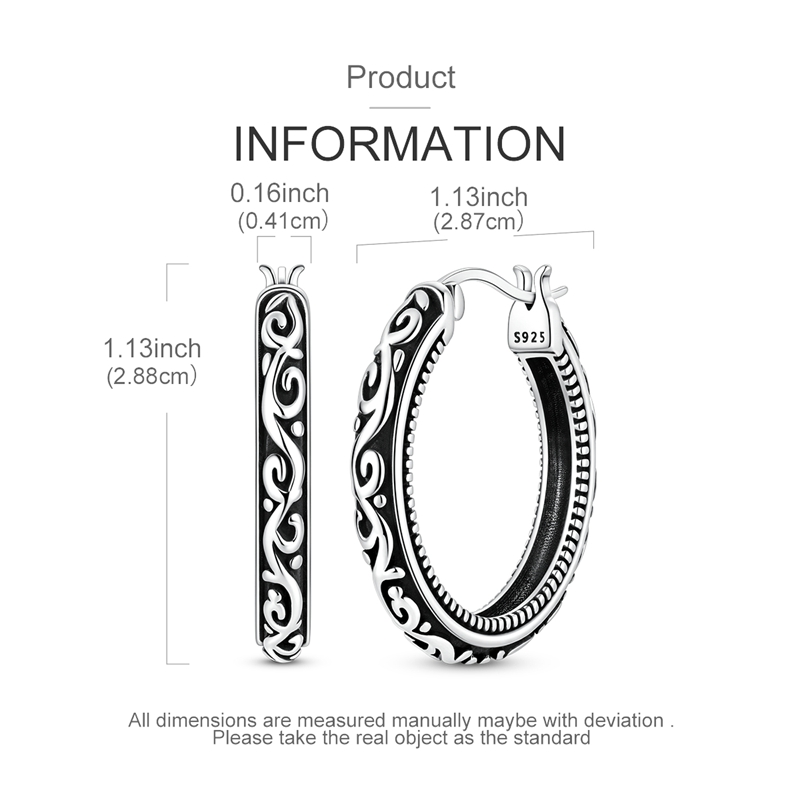 925 スターリングシルバーイヤリング女性ジルコニウム大スク - Statement Earrings Oversized のレビューと価格
