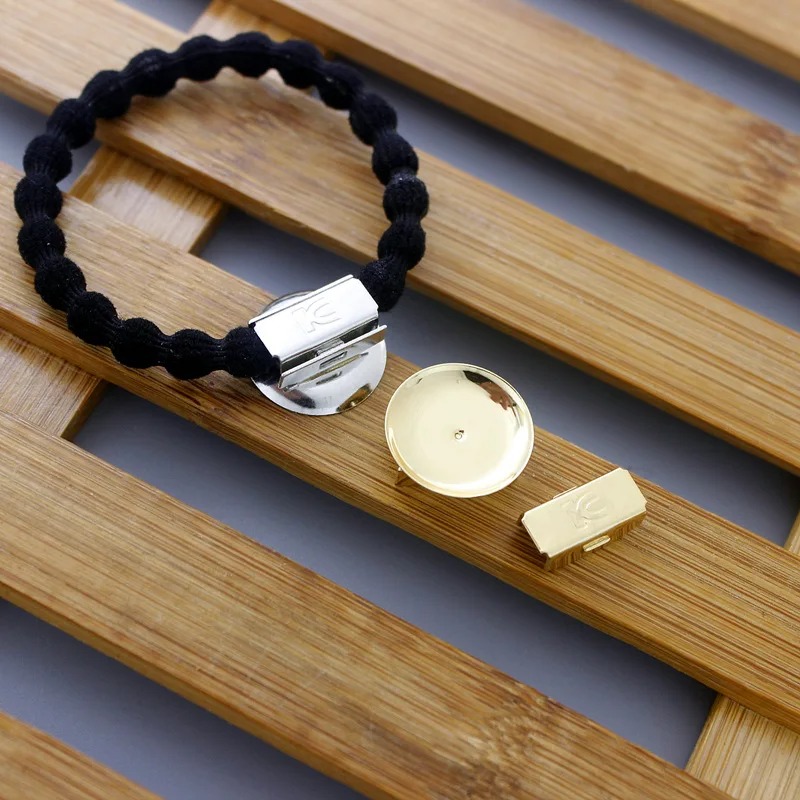 100 個ヘアバンドベース設定ニッケルフリー 18 ミリメー - Hair Band Elastic のレビューと価格
