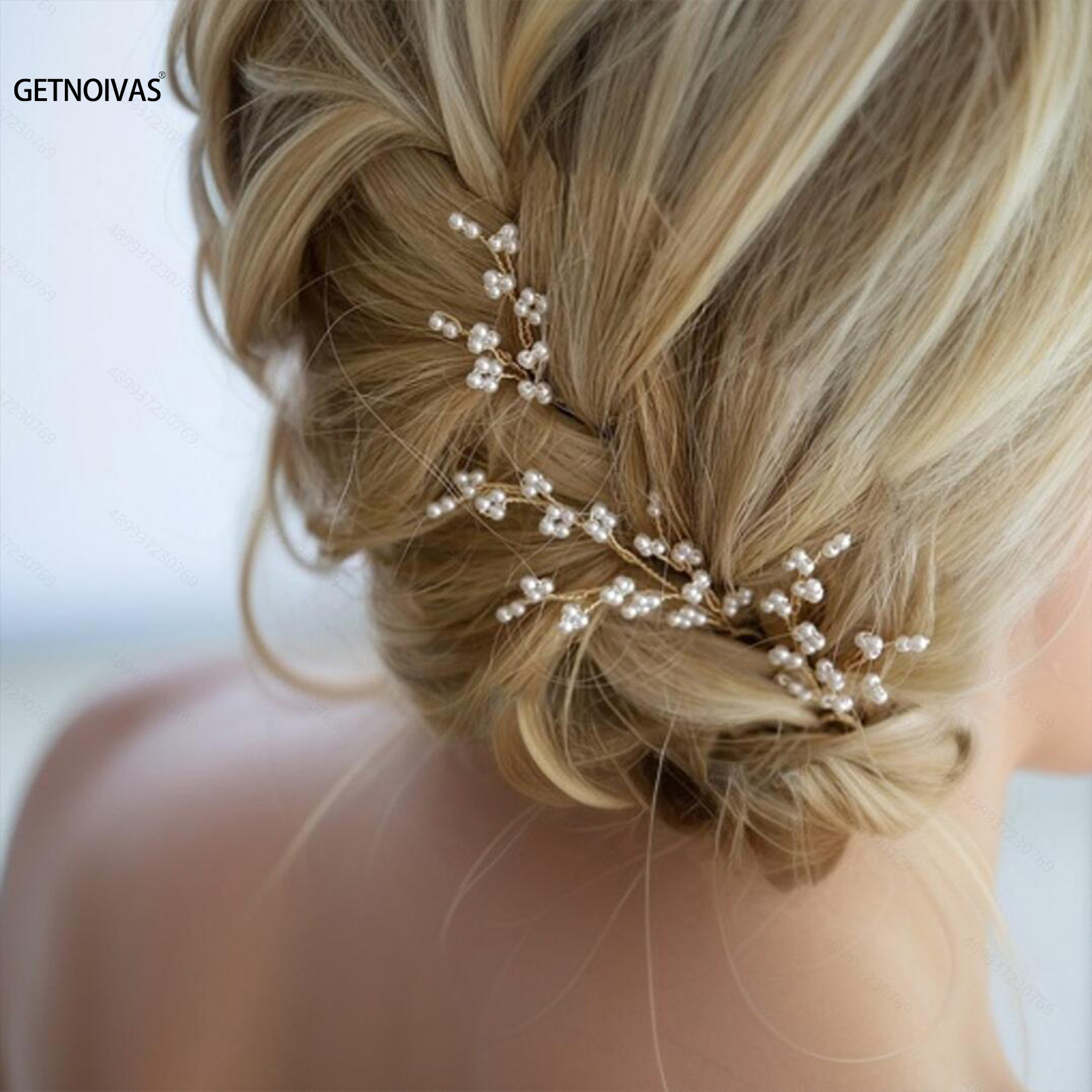 3 個の結婚式の U 字型ヘアクリップブライダルヘッドピース - Pearl Hair Pin のレビューと価格