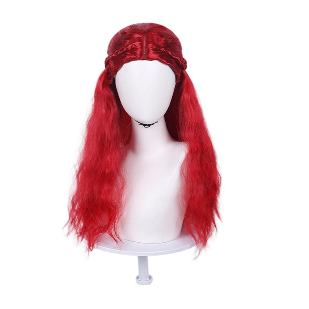 変装映画子孫ライズ 5 レッドクイーンウィッグコスプレヘア女 - Women'S Red Accessories のレビューと価格