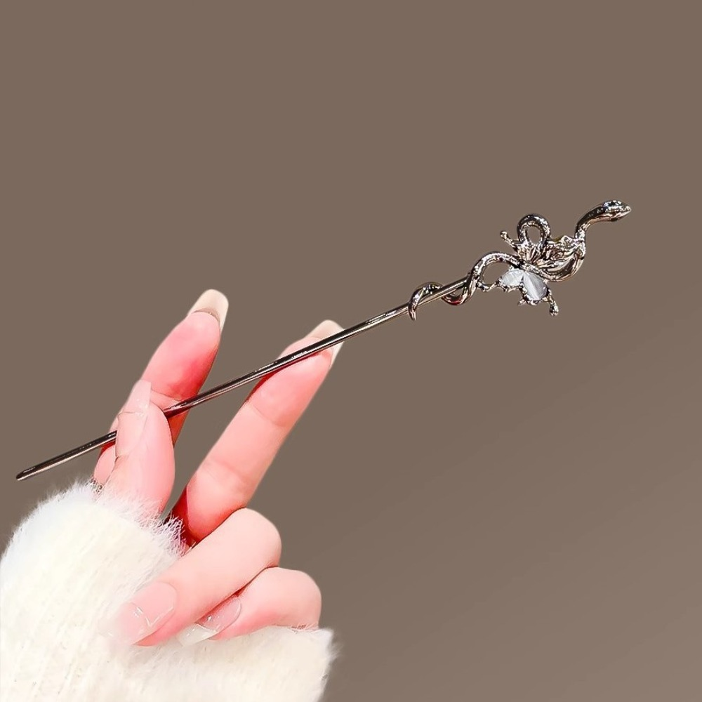 2026年新作 中華風 蛇型 ローズヘアスティック 女性用  - Women'S Red Accessories のレビューと価格