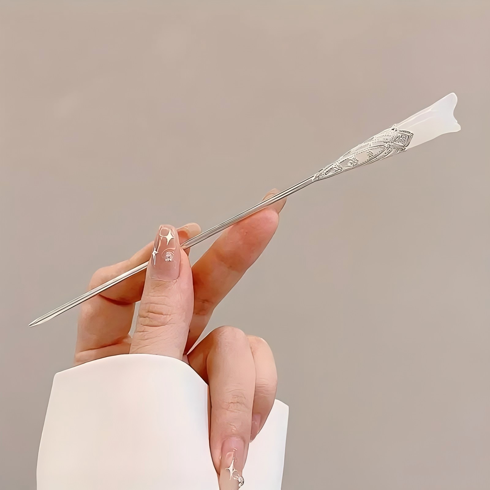 1/6 個エレガントな中国風のタッセルヘアスティック伝統的な - Pearl Hair Pin のレビューと価格