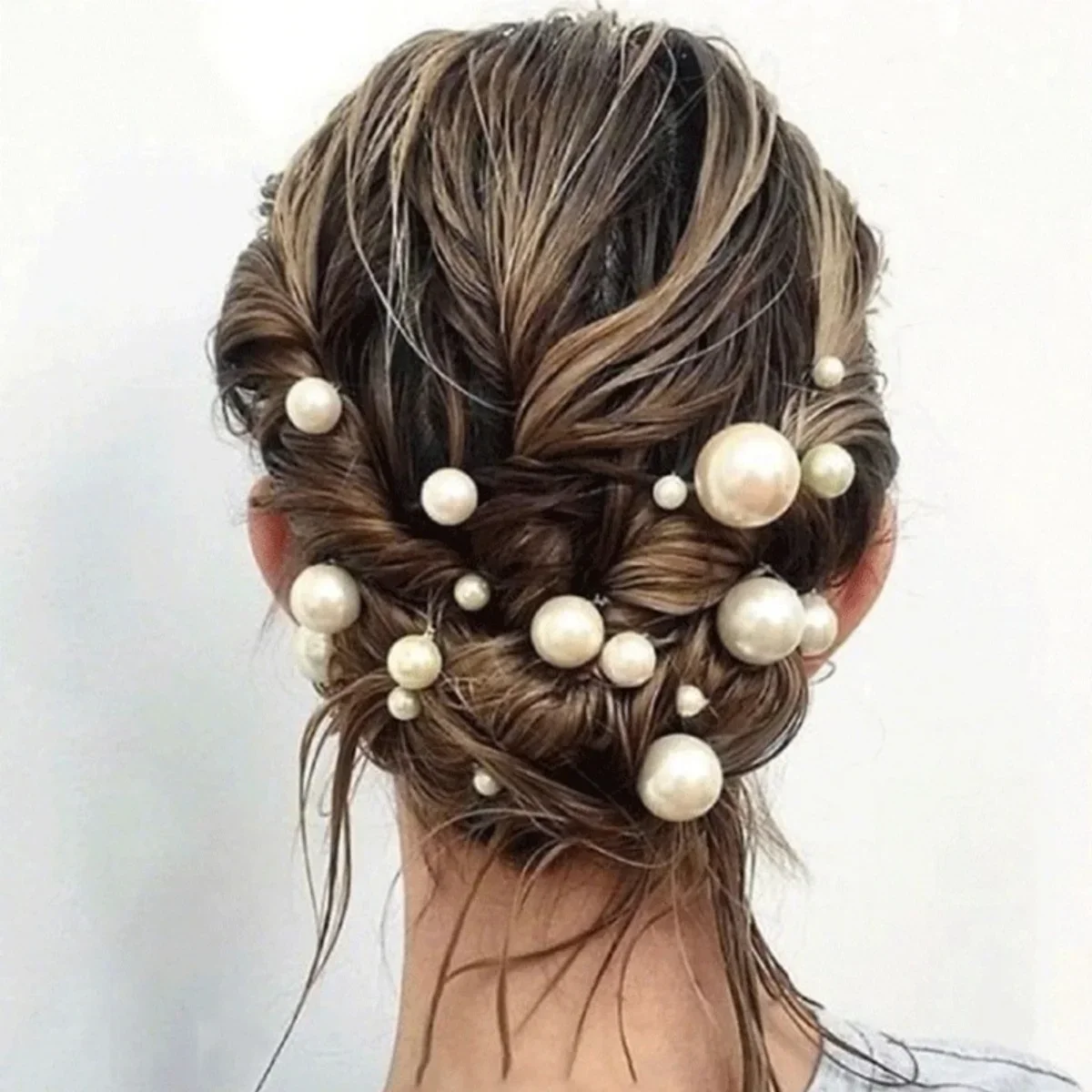 18 個ブライダルヘアピン U 字型金属バレッタ模擬パールウ - Pearl Hair Pin のレビューと価格