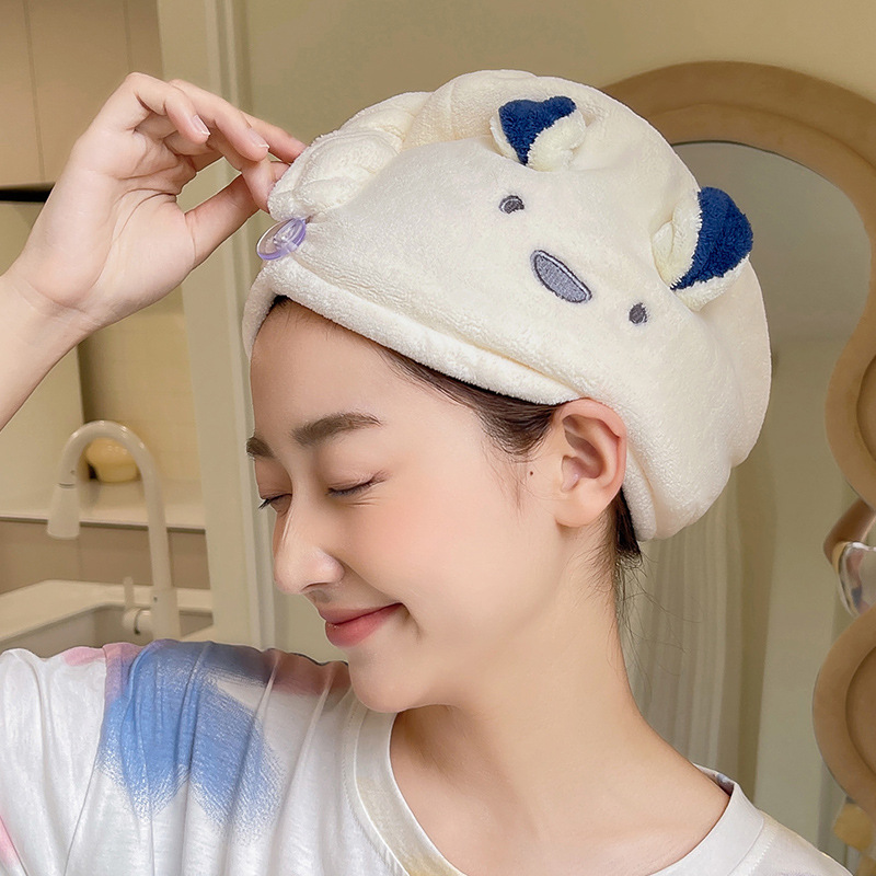 ヘアタオル漫画かわいい吸水性通気性シンプル洗える耐久性ミニマ - Hair Band Elastic のレビューと価格