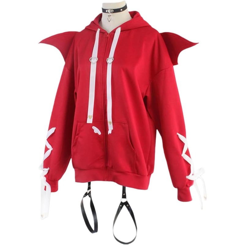 ゲームレインアメコスチュームアンカーガールズコスプレレッドフ - Women'S Red Accessories のレビューと価格