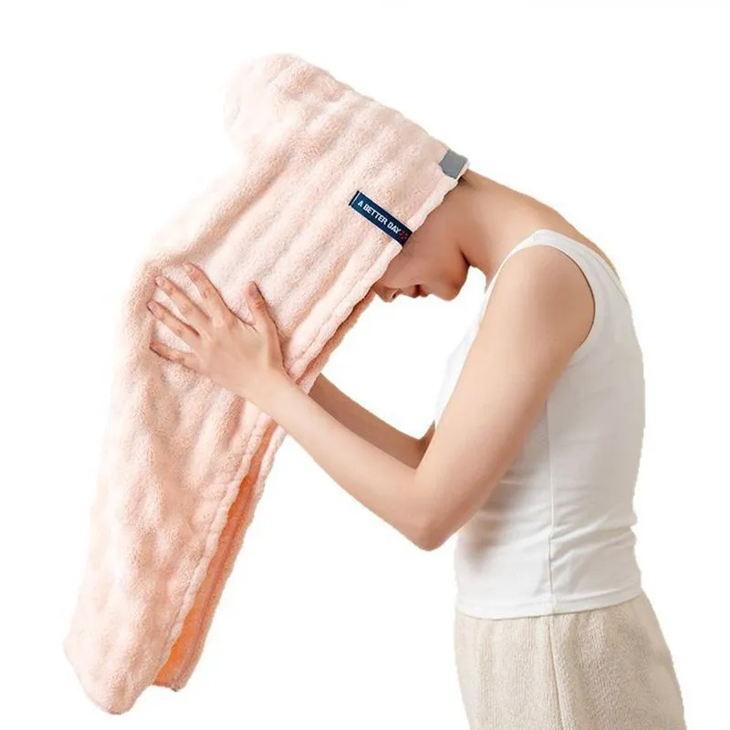 ヘアタオル 吸水性 通気性 ソリッド 洗える ハンズフリー  - Hair Band Elastic のレビューと価格