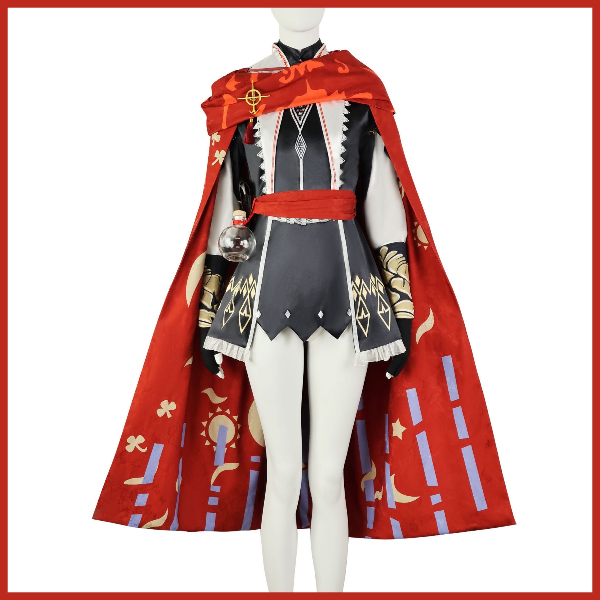 ゲームアークナイツエクスサイア新契約コスプレ衣装伝説シーカー - Women'S Red Accessories のレビューと価格